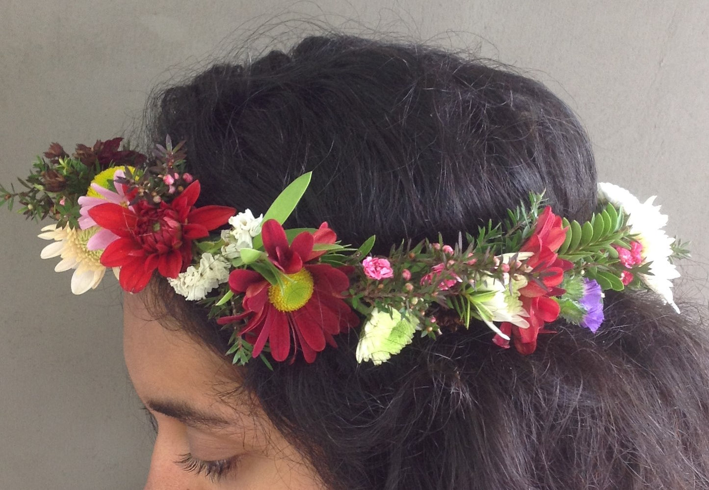 Fresh Flower Head Garland