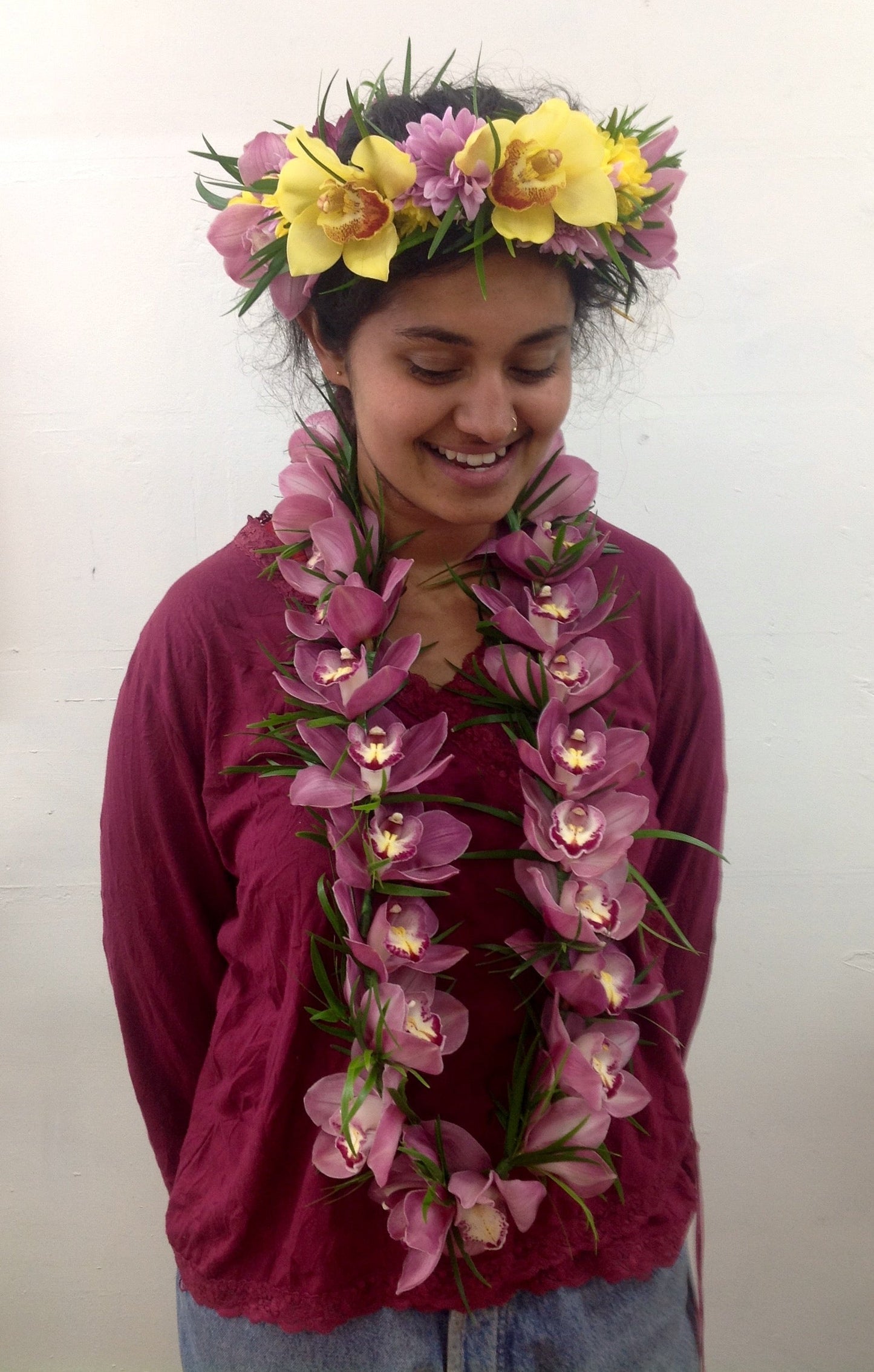 Fresh Flower Lei / Garland - Mangere Floral Studio