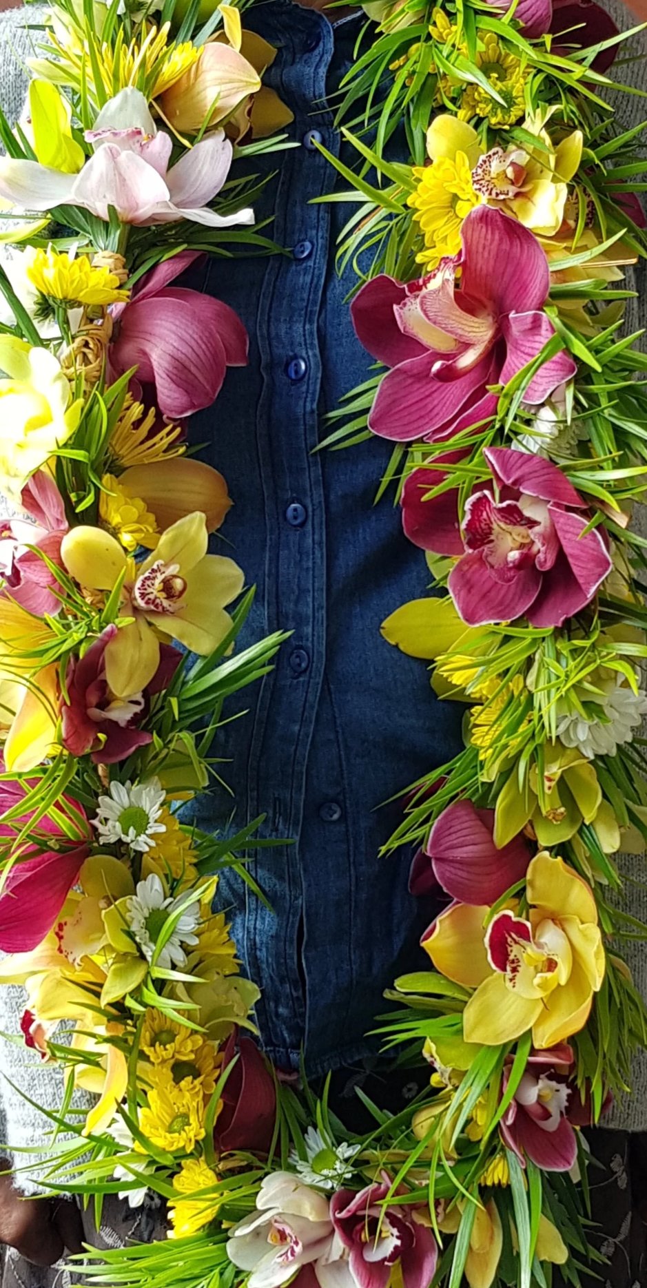 Fresh Flower Lei / Garland - Mangere Floral Studio