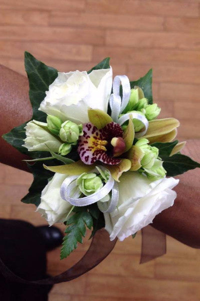 Wrist Corsage - School Ball - Mangere Floral Studio